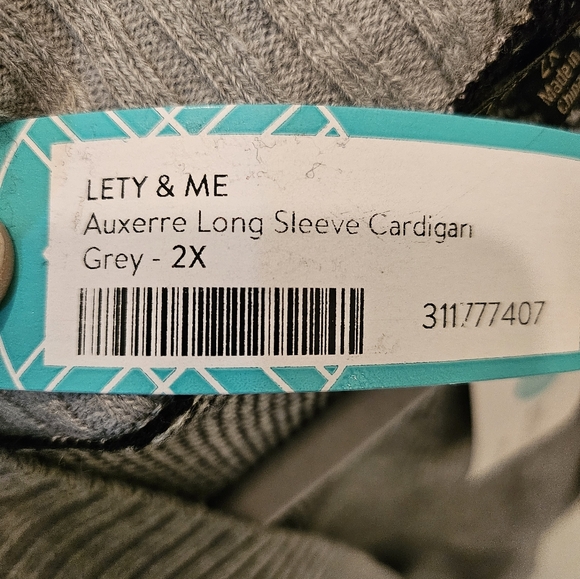 NWT stitch open front cardigan (D57) - Picture 10 of 10